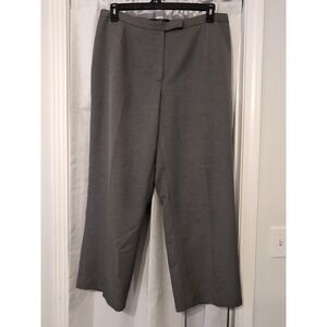 Kasper Suit Separates‎ Gray Slacks Fully Lined 16W Invisible Zip Pockets Office